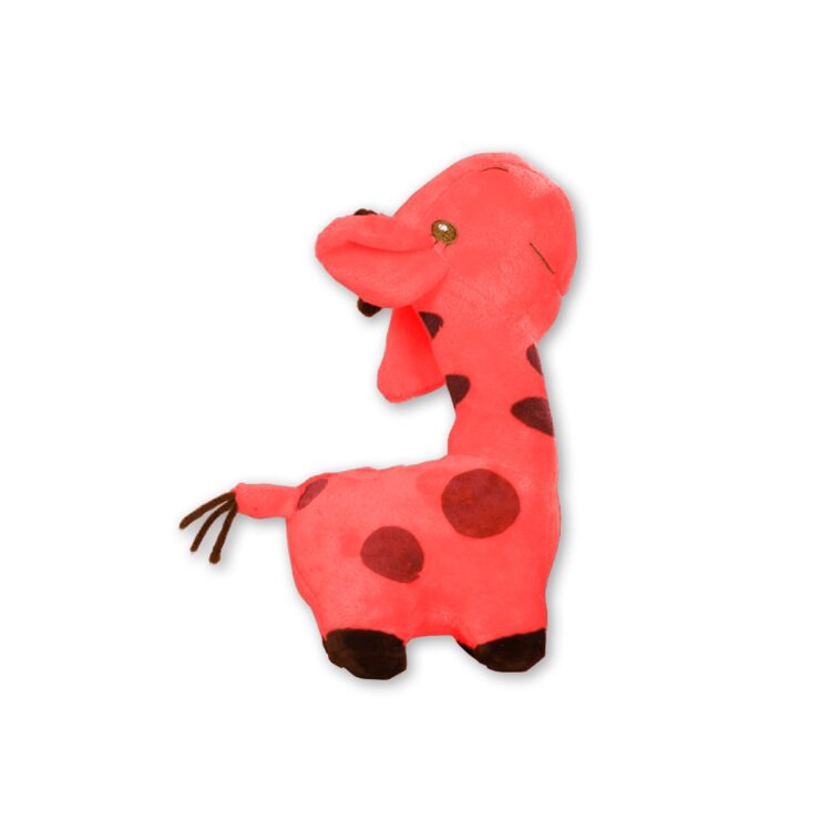 Bichinho de Pelúcia Pet Girafa Pink