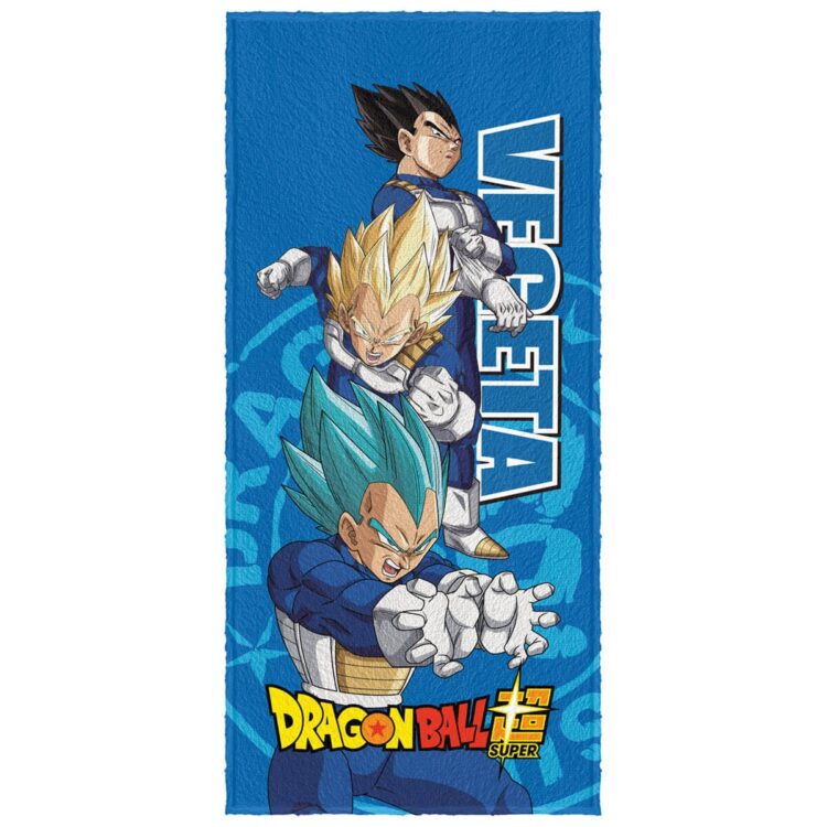 Toalha de Banho Infantil Felpuda Dragon Ball Vegeta