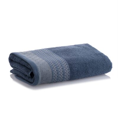 Toalha de Rosto Jacquard Brent Azul