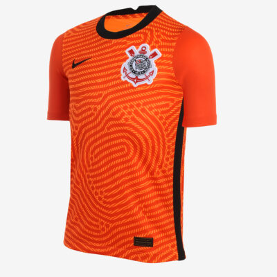 Camisa de Goleiro Nike Corinthians 2020/21 Torcedor Infantil