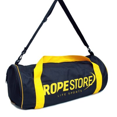 Bolsa Multifuncional Esportiva Rope Store Preta e Amarelo