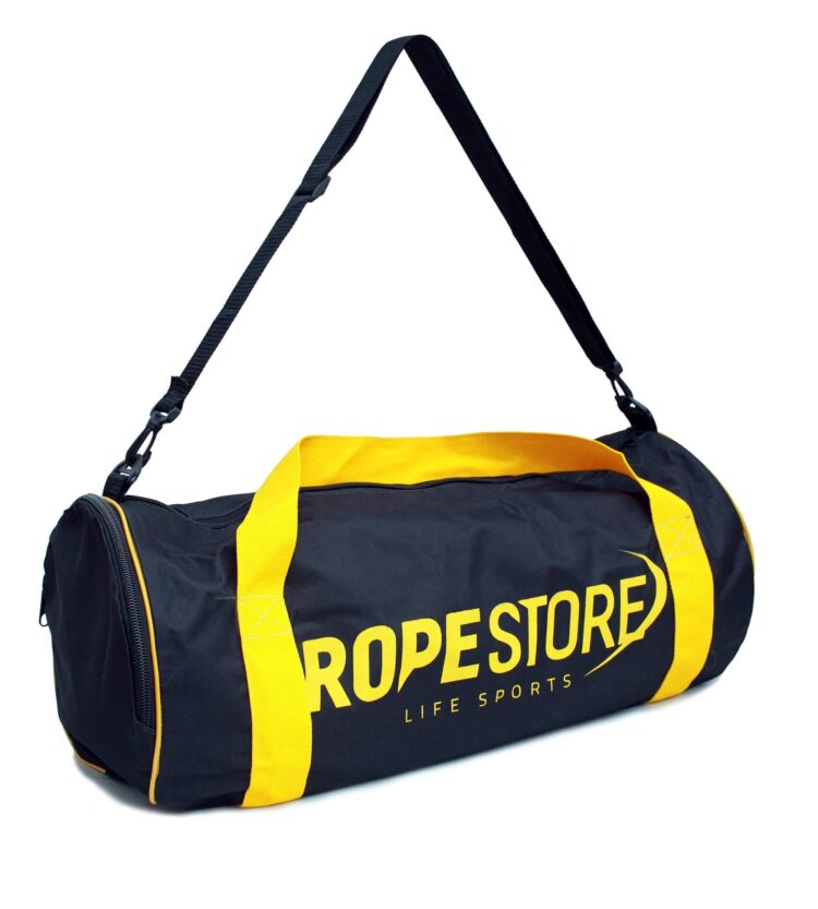 Bolsa Multifuncional Esportiva Rope Store Preta e Amarelo