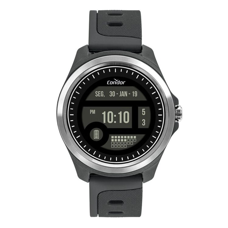 Relógio Condor Digital Prata Masculino COKW05CAA/8C