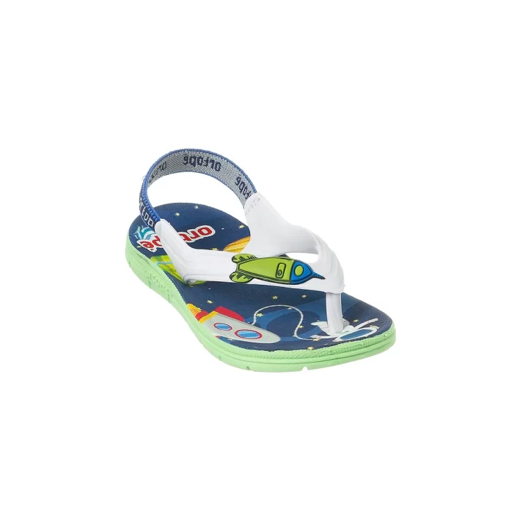 Chinelo Infantil Ortopé Acqua Marinho E Verde