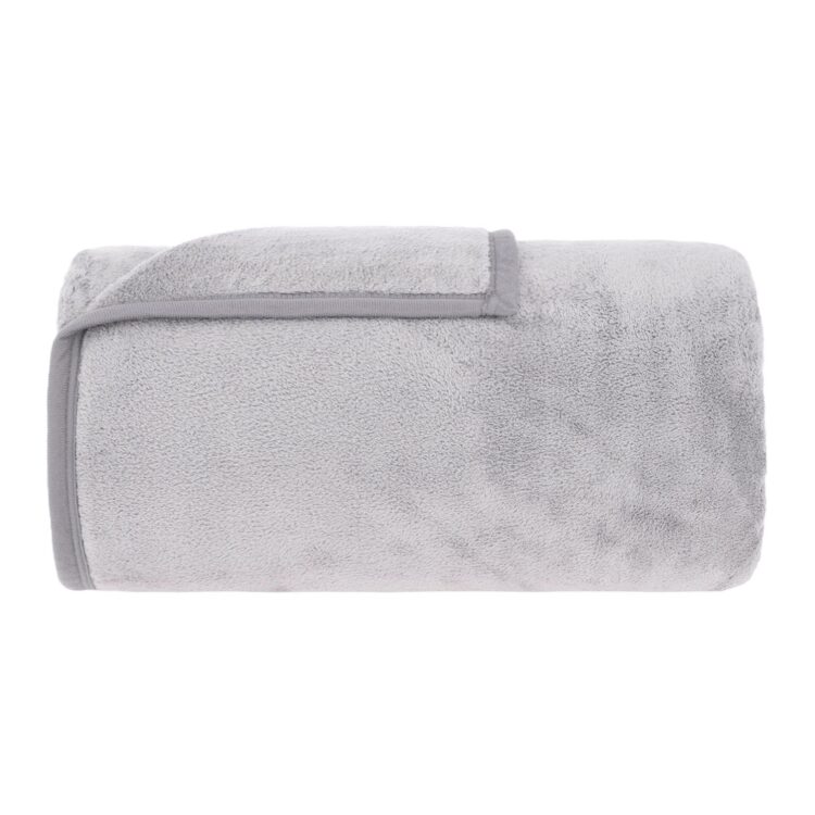 Cobertor Super King Buddemeyer Aspen 100% Poliéster Microfibra Extra Macia - Cinza - 045