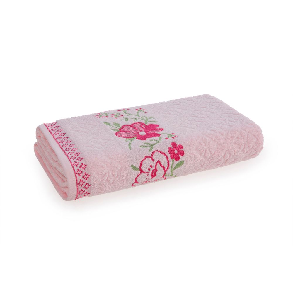Toalha de Banho Karsten Yuna Jacquard - Gramatura: 430g/m² - Marshmallow