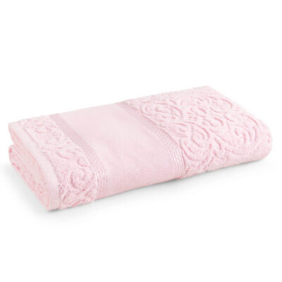 Toalha de Lavabo/Visita para Bordar Karsten Melina II - Gramatura: 480g/m² - Rosa Quartzo