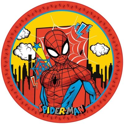 Toalha de Praia Infantil Redonda Lepper Aveludada Homem Aranha - Estampa Surpresa