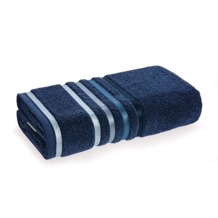 Toalha de Rosto Karsten Lumina Fio Penteado Max - Gramatura 500g/m² - Naval/Azul