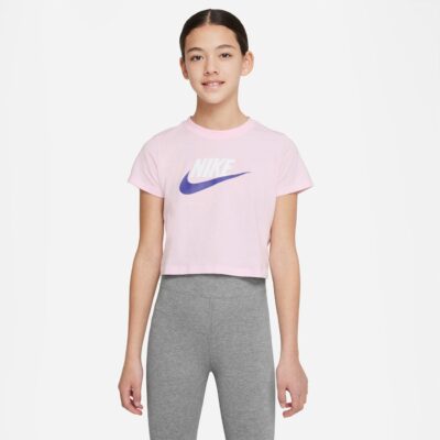 Camiseta Nike Sportswear Crop Futura Infantil