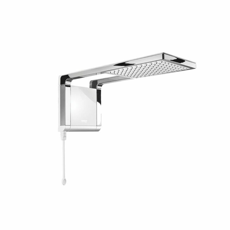 Chuveiro Acqua Storm Ultra Branco Cromado 5500W 127V Lorenzetti