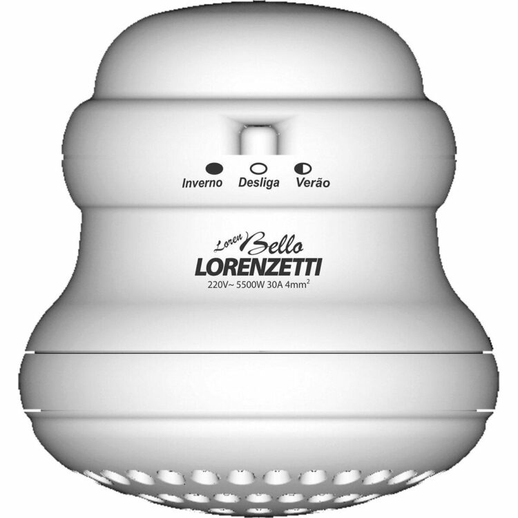 Chuveiro Loren Bello Branco 4600W 220V Lorenzetti