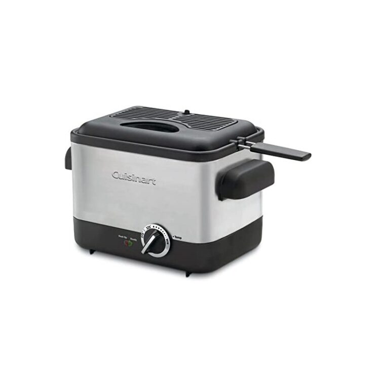 Fritadeira Elétrica Compacta Cuisinart Cdf-100p1 1,1l 1000w 110v Inox