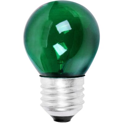 Lâmpada Bolinha 15W E27 Verde Incandescente Liege 220V