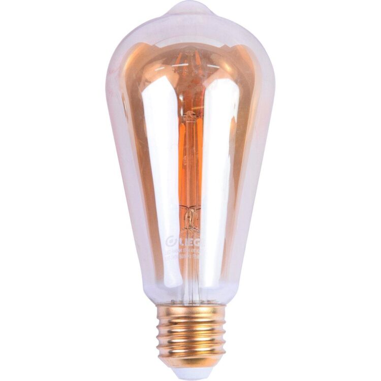 Lâmpada de Led Filamento Vintage Âmbar St64 E27 4W Biv Liege