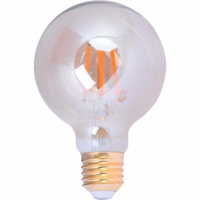 Lâmpada de Led Globo Vintage Âmbar G80 E27 4W Biv Liege