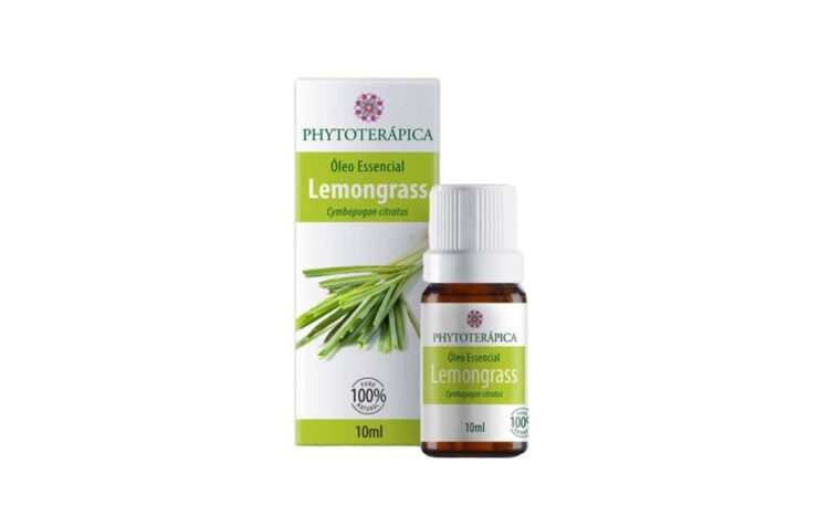 Óleo Essencial de Lemongrass Orgânico Phytoterápica 10ml