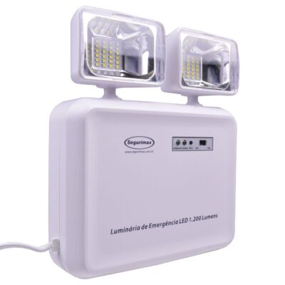 Luminária de Emergência Led 1200 Luméns Segurimax - Bivolt