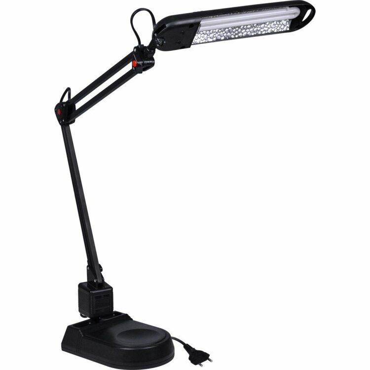 Luminária de Mesa Fluor Preta Hidromel 110V