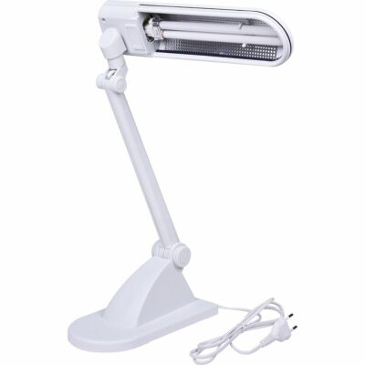 Luminária de Mesa Fluor Branco Hidromel 220V