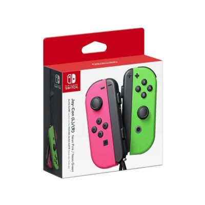 Controle Sem Fio Nintendo Switch Joy-con Rosa/verde