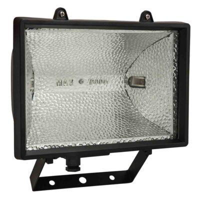 Refletor para Lâmpada Halógena Preto Biv 1000W Liege