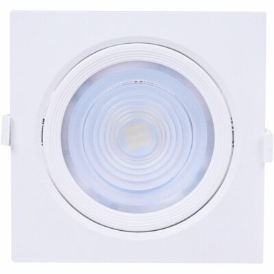 Luminária Spot Led Par30 Quadrada Branca 10W Liege