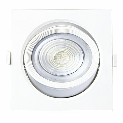 Luminária Spot Led Par30 Quadrada Amarela 10W Liege