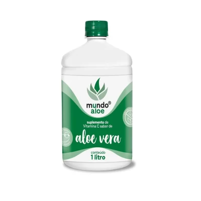 Suplemento Orgânico Sabor Aloe Vera com Vitamina C Mundo Aloe 1L