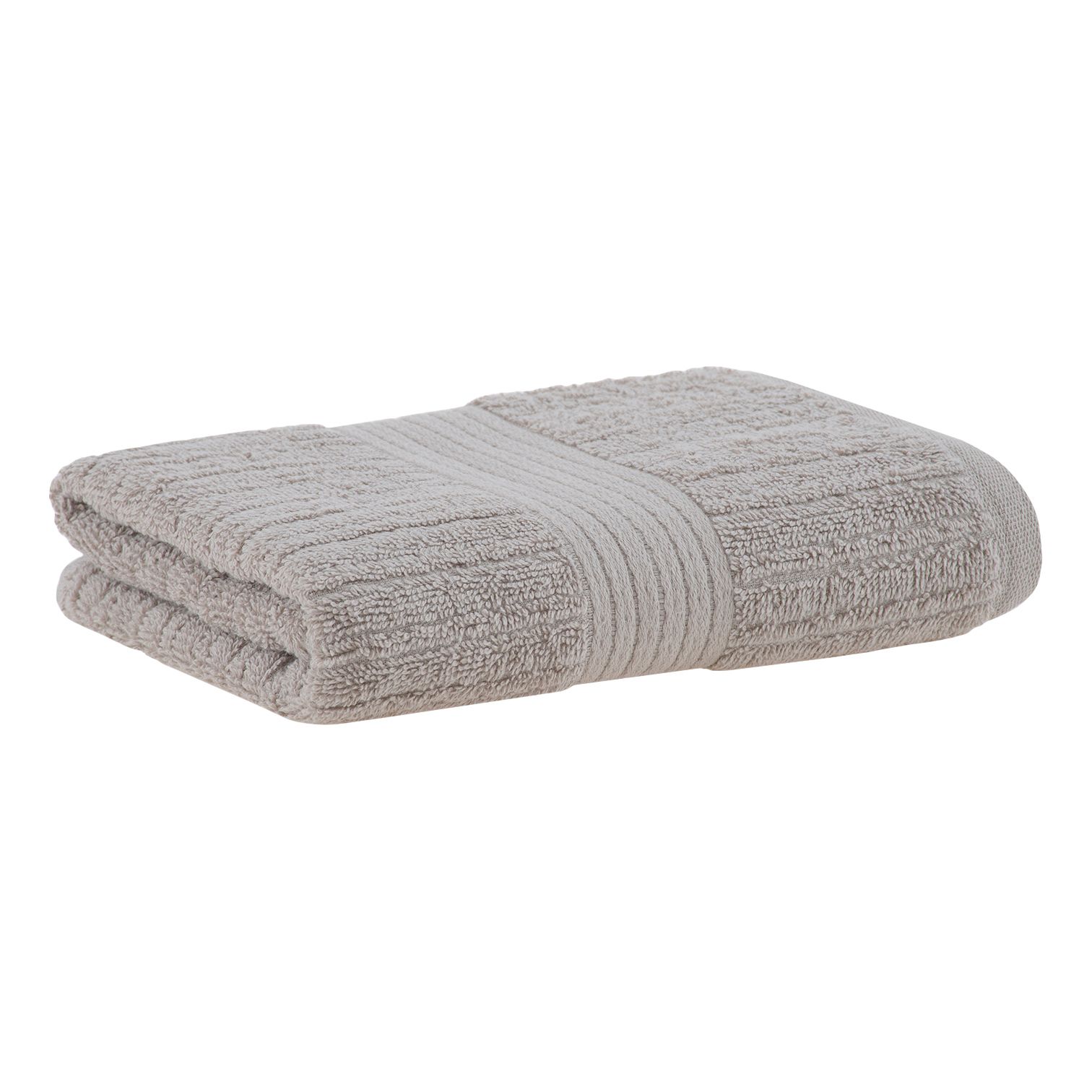 Toalha de Rosto Buddemeyer Fio Penteado Canelado 100% Algodão - Gramatura: 480 g/m² - Kaki - 3218