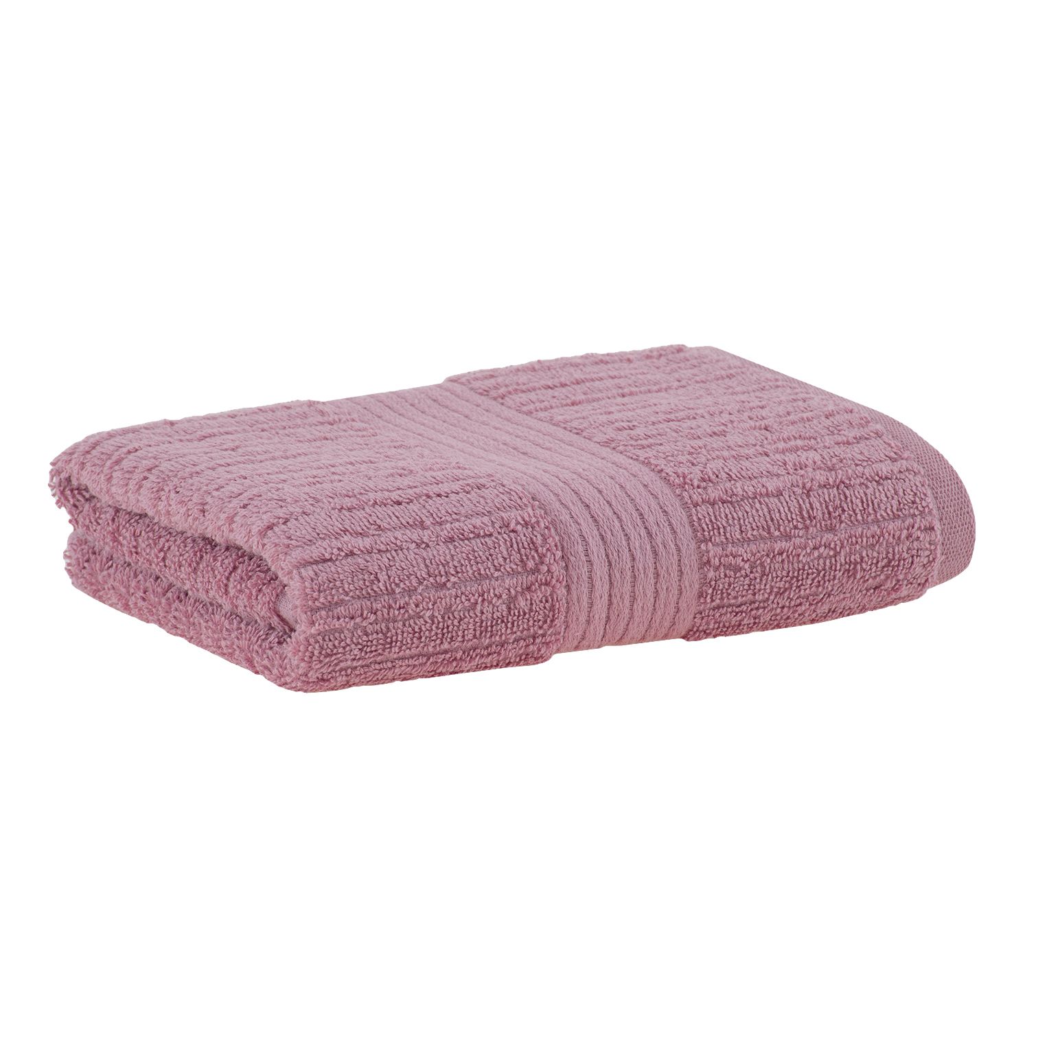 Toalha de Rosto Buddemeyer Fio Penteado Canelado 100% Algodão - Gramatura: 480 g/m² - Rosa - 1371