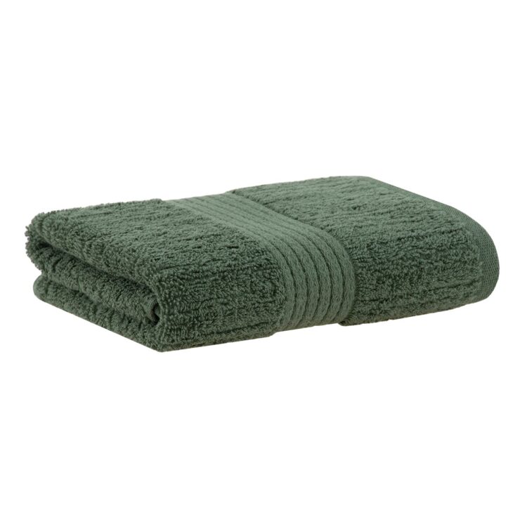 Toalha de Rosto Buddemeyer Fio Penteado Canelado 100% Algodão - Gramatura: 480 g/m² - Verde - 1124
