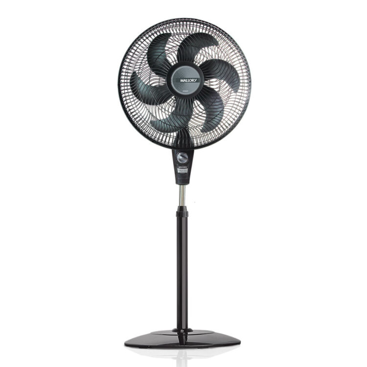 Ventilador  Mallory Delfos TS+ Preto Grafite 40 cm 110V