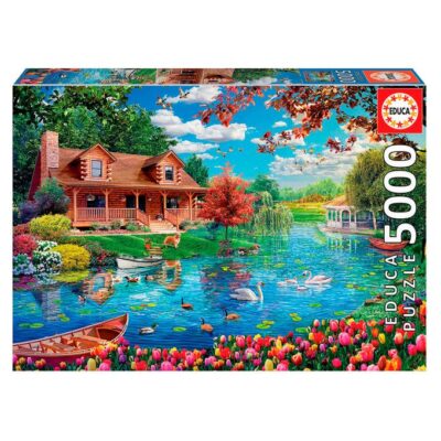 Puzzle 5000 peças Casa de Campo - Educa - Importado - GROW