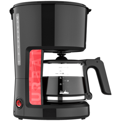 Cafeteira Eletrica Cadence Urban Pop CAF610 Preto / Vermelho 110V