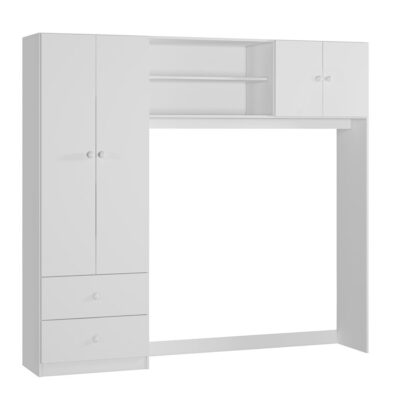 Guarda Roupa Conjugado 4 Portas Branco Peternella Ternura 9250