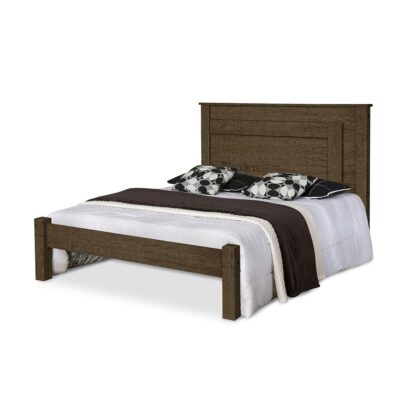 Cama de Casal Riviera 114x147x205 cm Castanho Gabrielli Móveis