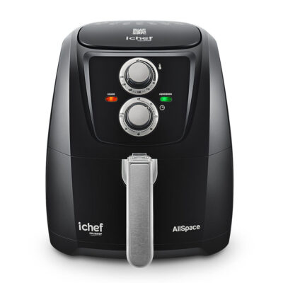 Fritadeira Elétrica Airfryer iChef AllSpace Polishop Black 4L | 127V