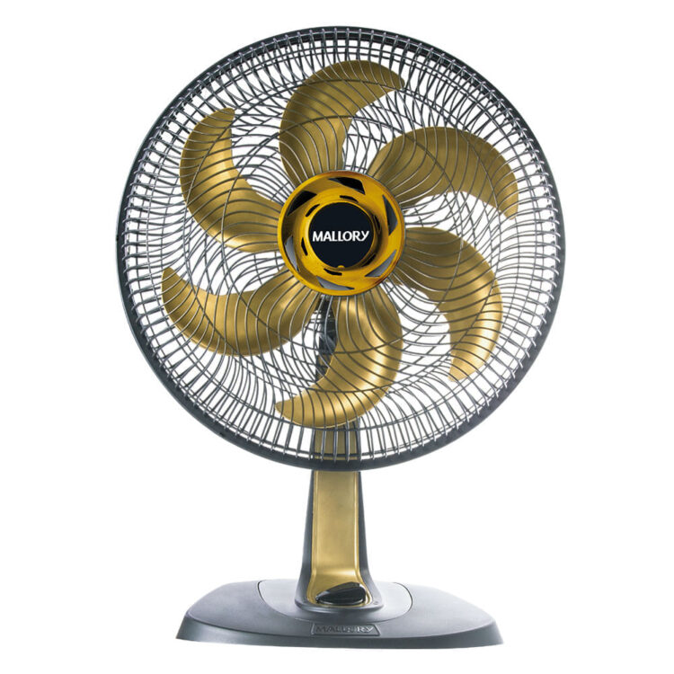 Ventilador Mallory TS40+ Preto Dourado 40 cm nd / 110V