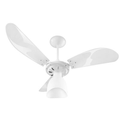 Ventilador Luminária 3 Pás 1E27 Branco Ventidelta 127V