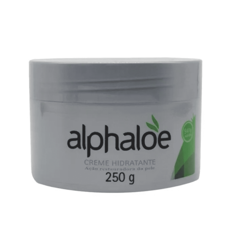 Creme Hidratante Especial de Aloe Vera Alphaloe (87% de Babosa) 250g