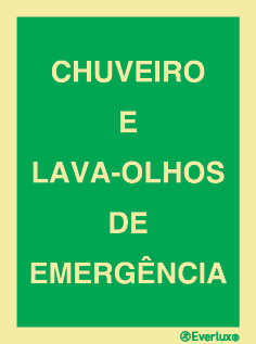 Chuveiro e lava-olhos de emergência