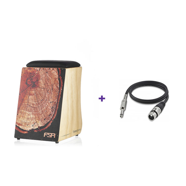 Kit Cajon FSA Design + Cabo XLR/P10