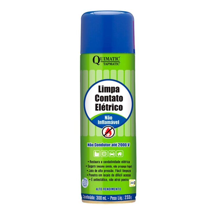 Limpa Contato Elétrico Em Aerossol 300Ml Quimatic Tapmatic