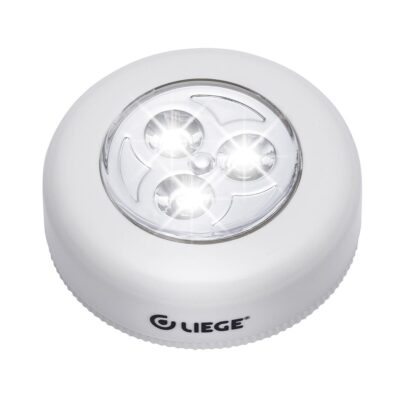 Luminária De Toque Liege 3Leds Br 3Pilhas Aaa