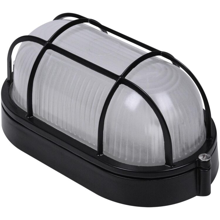 Luminária Tartaruga De Alumínio E27 1X60W Preto Sun Light