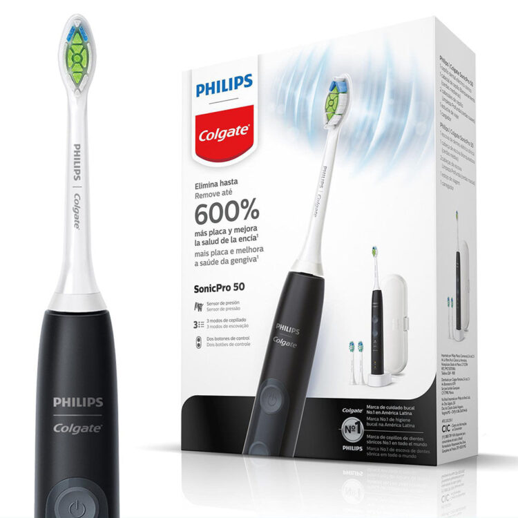 Escova de Dente Elétrica Colgate - Sonic Pro 50 - Philips | Bivolt