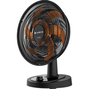 VENTILADOR TURBO CONFORT 40CM PRETO/LARAN 126W CADENCE(VTR478-127V