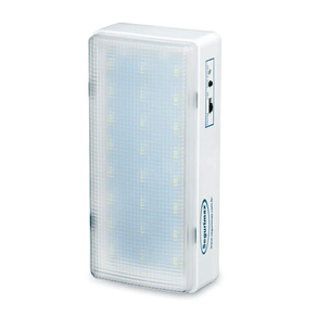 Luminária Emergência Autônoma Led Biv. 24leds 4w 3hrs 100lm Bateria Selada-24150 - Segurimax Segurimax