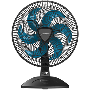 VENTILADOR EROS SUPREME PRETO/AZUL 40CM 127V - CADENCE